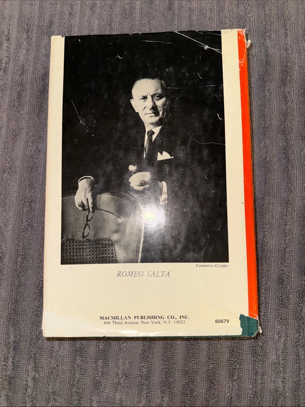 Romeo Salta The Pleasures of Italian Cooking - 1974 - signed autographed